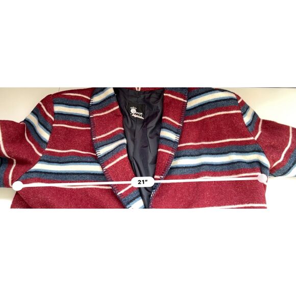 First Option Petite wool-blend Southwest/Aztec style blazer - Picture 7 of 8